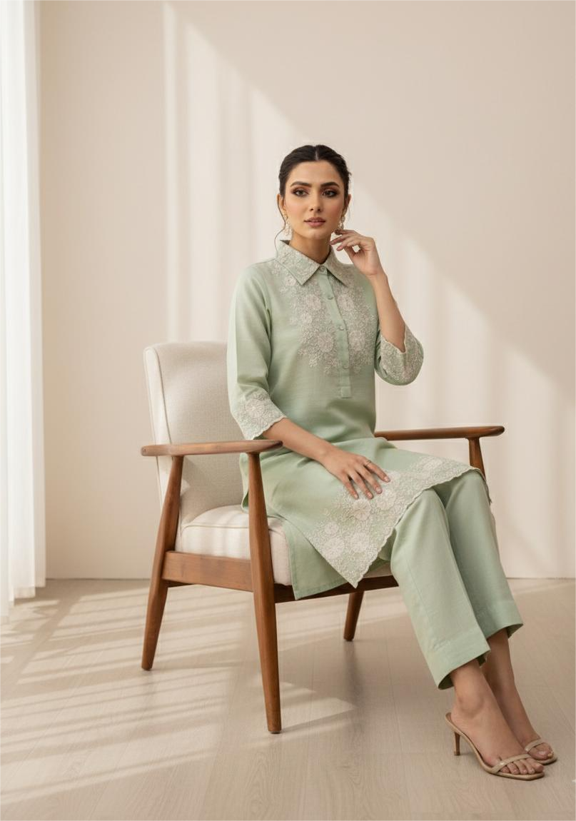 Pista Green Co-Ord Set