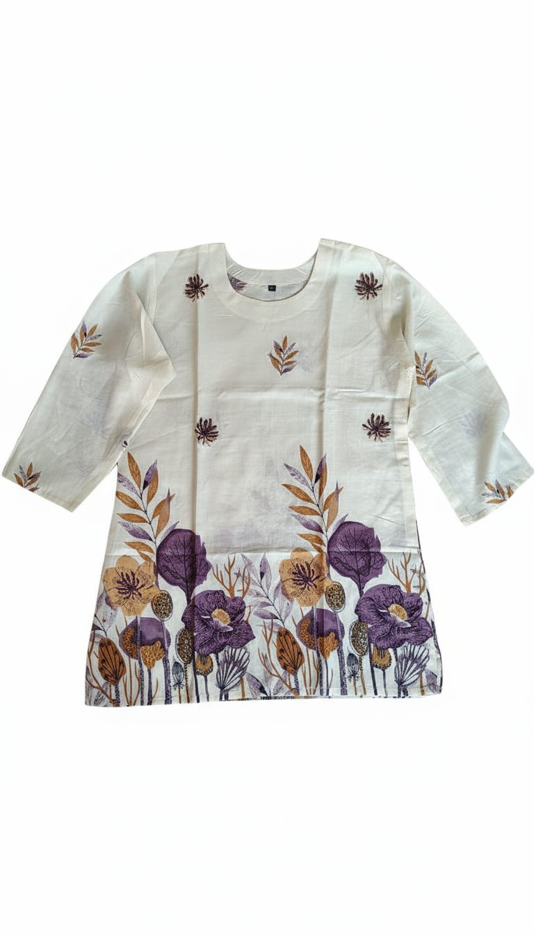 Women’s Magic Cotton Floral Printed Co-ord Set – Elegant Everyday Comfort