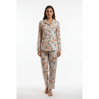 Premium Women’s Printed Cordset | Magic Cotton | Comfortable Night Suit | Trendy Top & Bottom Set